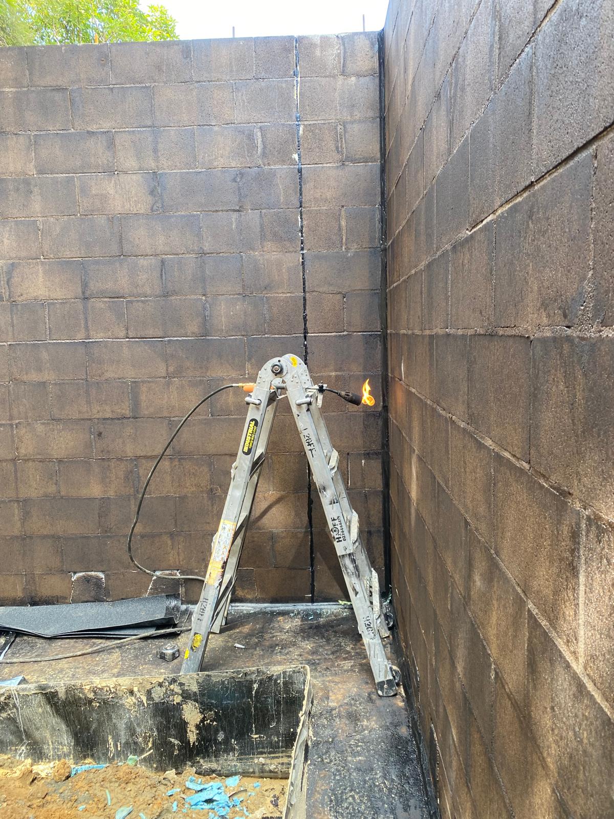 Tanking Waterproofing — Step 1